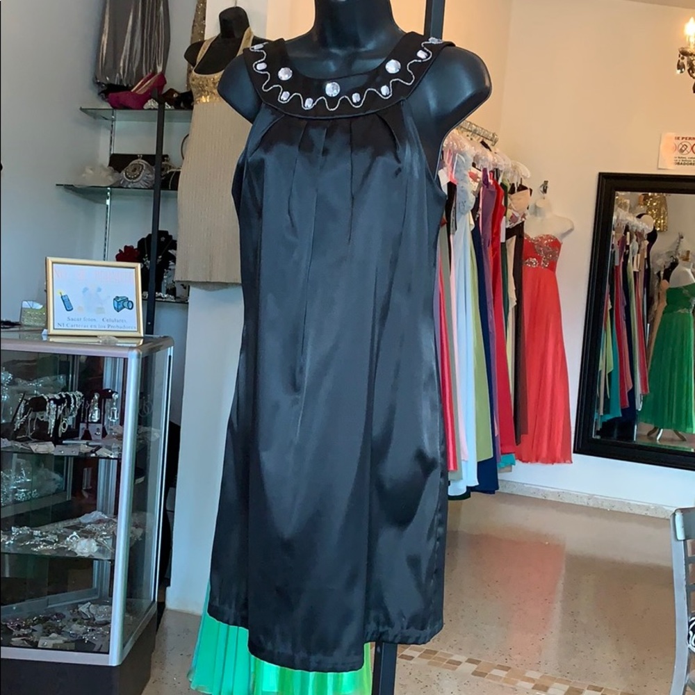 Backless little black dress